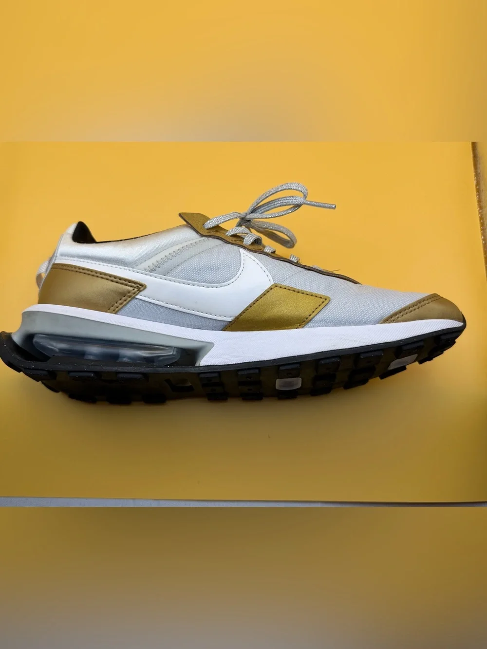 Gold/White Colorway Nike Women's Air Max Pre-Day SE sneakers Size 9.5